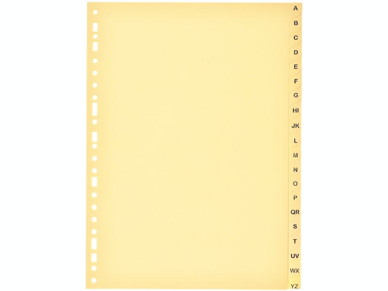 Répertoire alphabétique - Carte Recyclée 170g