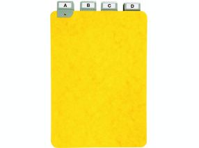 Guides alphabétiques pour classement vertical