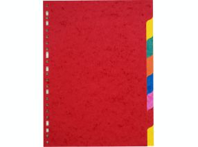 Intercalaire A4 - 8 onglets - Carte Lustrée 3/10ème