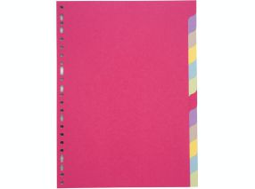 Intercalaire A4 - 12 onglets - Carte Recyclée 170g