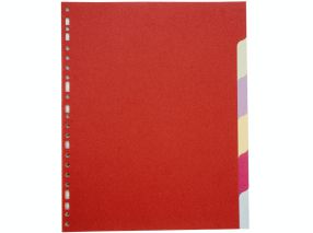 Intercalaire A4 MAXI - 6 onglets - Carte Recyclée 3/10ème