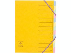 trieur dos extensible à élastiques - 12 compartiments