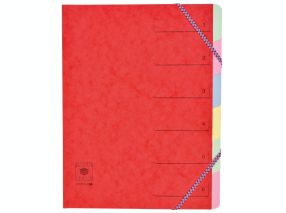 trieur dos extensible à élastiques - 6 compartiments