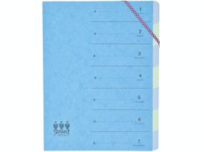 trieur dos extensible à élastiques "TRIMAN" - 7 compartiments