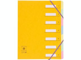 trieur dos extensible à élastiques - 7 compartiments