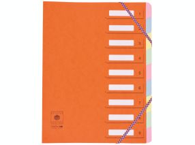 trieur dos extensible à élastiques - 9 compartiments