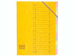 trieur dos agrafé - 12 compartiments